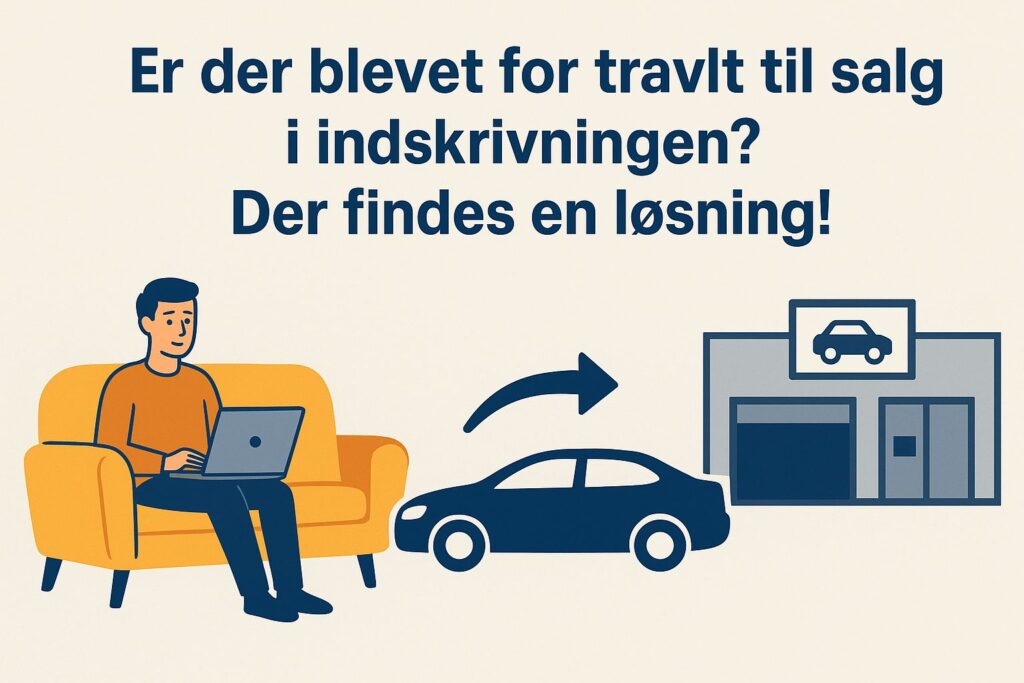 Kunde ser værkstedstilbud på sin telefon hjemme fra sofaen
